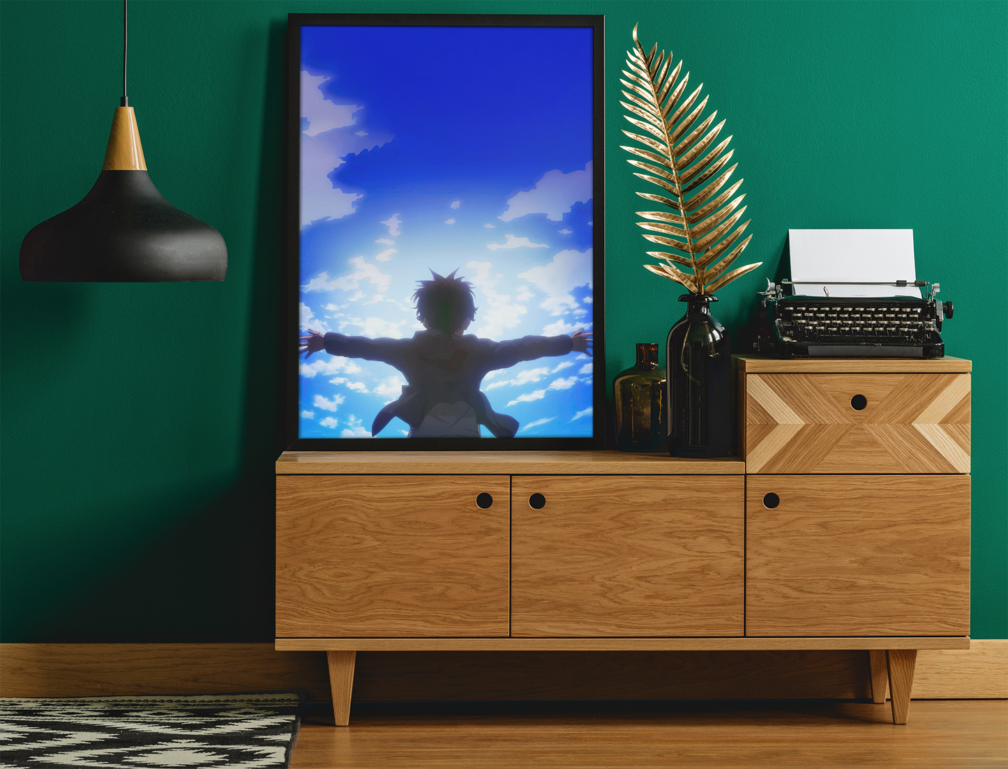 Freiheitspose Eren Yeager Poster – Attack on Titan Anime