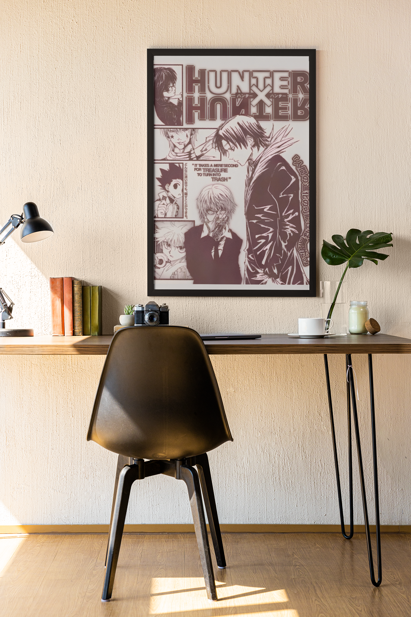 Hunter x Hunter Manga Art Poster – Anime Print Featuring Hisoka, Killua, Gon & More